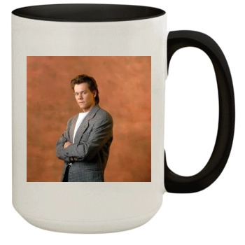 Kevin Bacon 15oz Colored Inner & Handle Mug