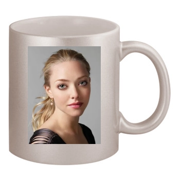 Amanda Seyfried 11oz Metallic Silver Mug