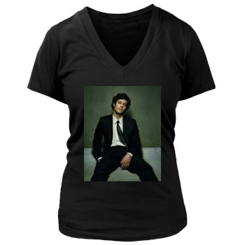 Adam Brody Women's Deep V-Neck TShirt