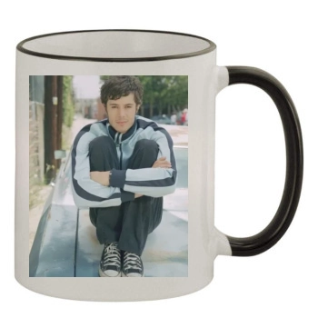 Adam Brody 11oz Colored Rim & Handle Mug