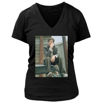 Adam Brody Women's Deep V-Neck TShirt