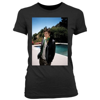 Adam Brody Women's Junior Cut Crewneck T-Shirt