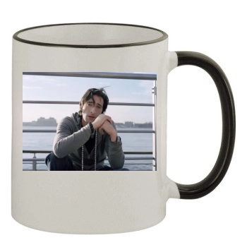 Adrien Brody 11oz Colored Rim & Handle Mug