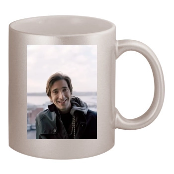 Adrien Brody 11oz Metallic Silver Mug