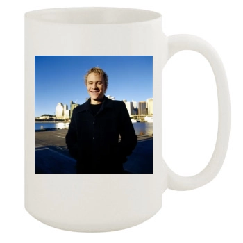 Heath Ledger 15oz White Mug