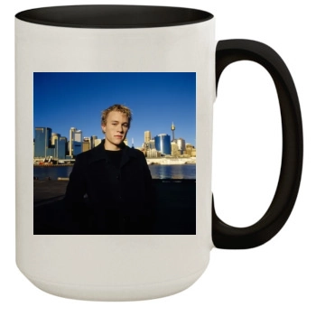 Heath Ledger 15oz Colored Inner & Handle Mug