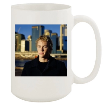 Heath Ledger 15oz White Mug