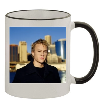 Heath Ledger 11oz Colored Rim & Handle Mug