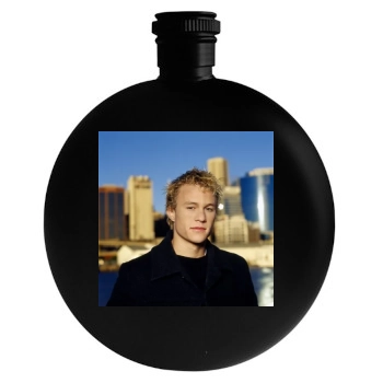 Heath Ledger Round Flask