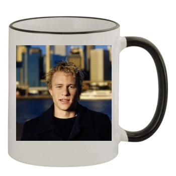 Heath Ledger 11oz Colored Rim & Handle Mug