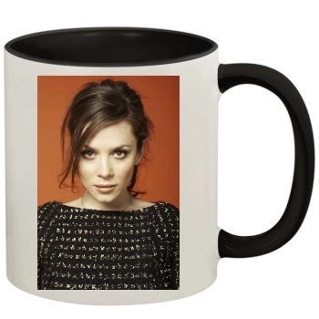 Anna Friel 11oz Colored Inner & Handle Mug