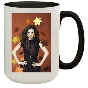 Anna Friel 15oz Colored Inner & Handle Mug