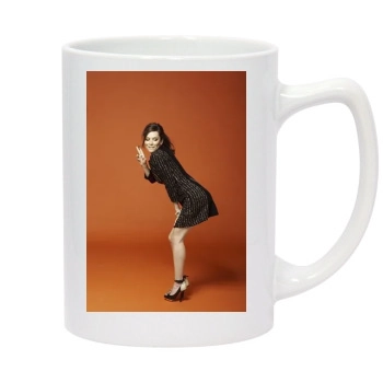 Anna Friel 14oz White Statesman Mug