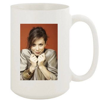 Anna Friel 15oz White Mug