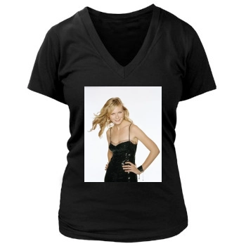 Ashley Tisdale Women's Deep V-Neck TShirt