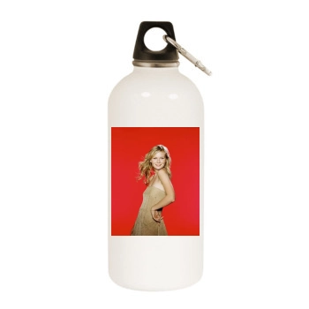 Ashley Tisdale White Water Bottle With Carabiner