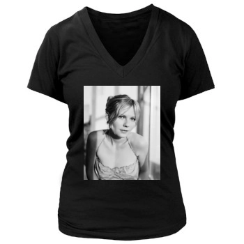 Ashley Tisdale Women's Deep V-Neck TShirt