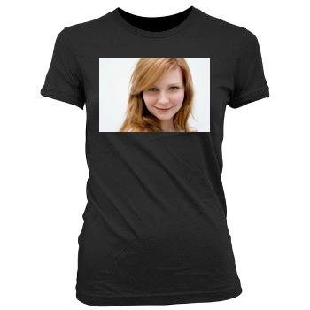 Ashley Tisdale Women's Junior Cut Crewneck T-Shirt