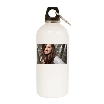 Ashley Tisdale White Water Bottle With Carabiner