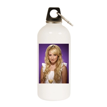 Ashley Tisdale White Water Bottle With Carabiner