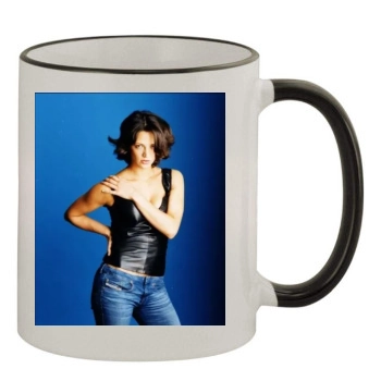 Asia Argento 11oz Colored Rim & Handle Mug