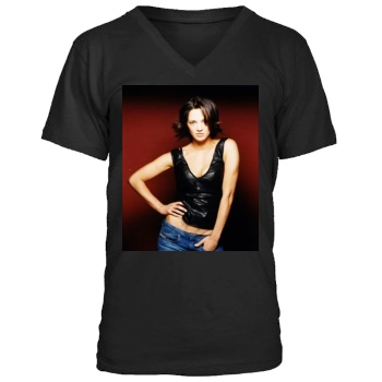 Asia Argento Men's V-Neck T-Shirt