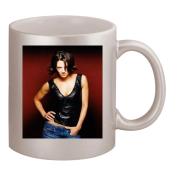 Asia Argento 11oz Metallic Silver Mug