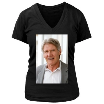 Harrison Ford Women's Deep V-Neck TShirt