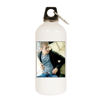 Hayden Christensen White Water Bottle With Carabiner