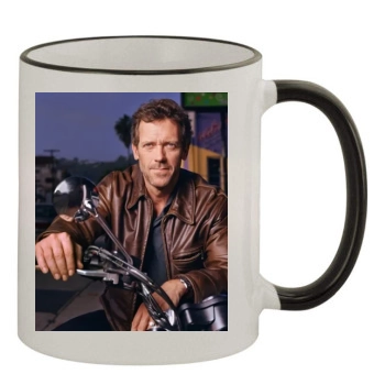 Hugh Laurie 11oz Colored Rim & Handle Mug