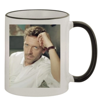 Hugh Laurie 11oz Colored Rim & Handle Mug