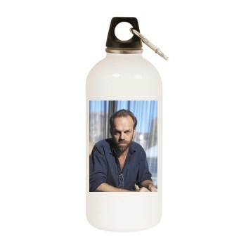 Hugo Weaving White Water Bottle With Carabiner