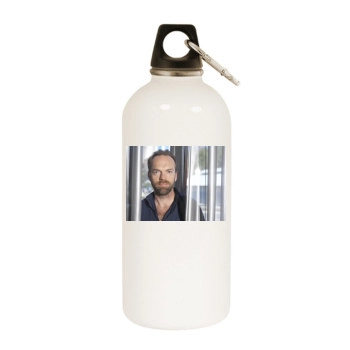 Hugo Weaving White Water Bottle With Carabiner