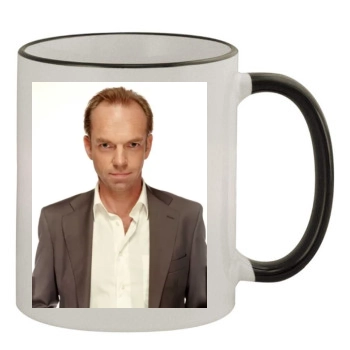 Hugo Weaving 11oz Colored Rim & Handle Mug