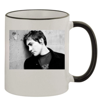 Jake Gyllenhaal 11oz Colored Rim & Handle Mug