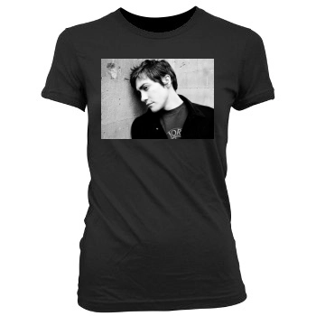 Jake Gyllenhaal Women's Junior Cut Crewneck T-Shirt