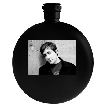 Jake Gyllenhaal Round Flask