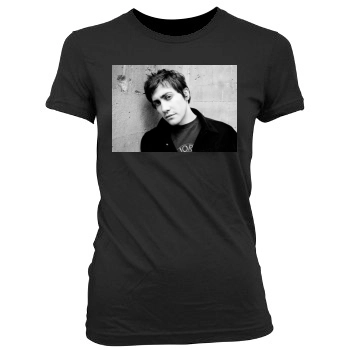 Jake Gyllenhaal Women's Junior Cut Crewneck T-Shirt