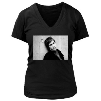 Jake Gyllenhaal Women's Deep V-Neck TShirt