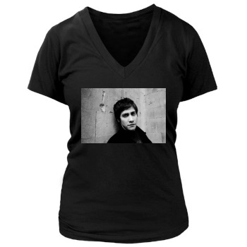 Jake Gyllenhaal Women's Deep V-Neck TShirt