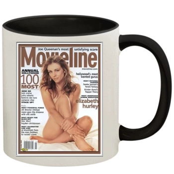 Elizabeth Hurley 11oz Colored Inner & Handle Mug