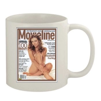 Elizabeth Hurley 11oz White Mug