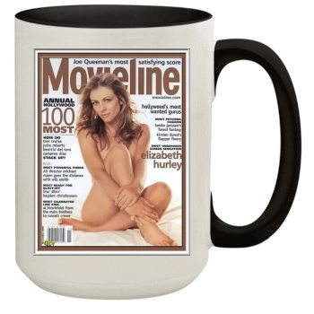 Elizabeth Hurley 15oz Colored Inner & Handle Mug