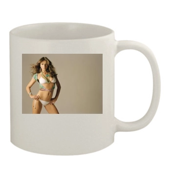 Elizabeth Hurley 11oz White Mug