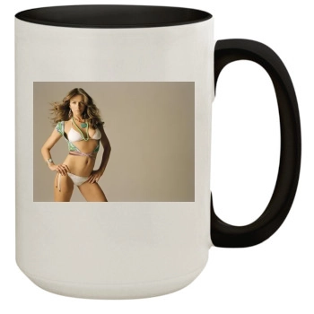 Elizabeth Hurley 15oz Colored Inner & Handle Mug