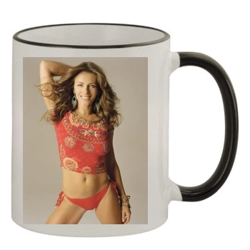 Elizabeth Hurley 11oz Colored Rim & Handle Mug