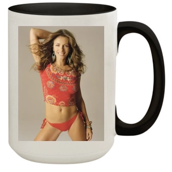 Elizabeth Hurley 15oz Colored Inner & Handle Mug