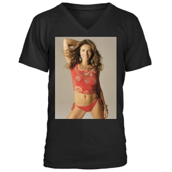 Elizabeth Hurley Men's V-Neck T-Shirt