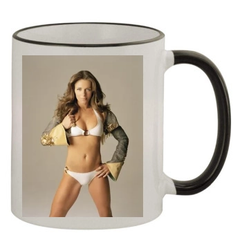 Elizabeth Hurley 11oz Colored Rim & Handle Mug