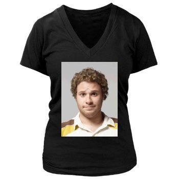 Seth Rogen Women's Deep V-Neck TShirt